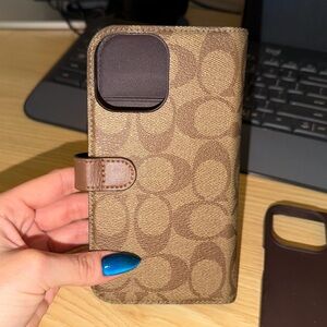 Coach Wallet iPhone 13 Pro Max Case
